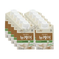 뉴케어 구수한맛 순 200ml / 칼슘과 비타민으로 업그레이드 더욱 부드러운맛, 10개