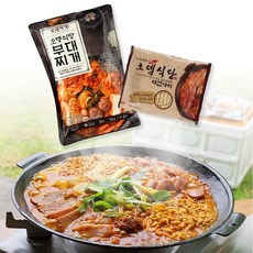 [냉동간편식] 오뎅식당 부대찌개 700g / (라면사리포함), 1팩