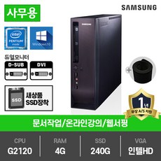 삼성전자 슬림PC 인텔 3세대 펜티엄 G2120 중고컴퓨터 DM300S1A, DM300S1A(인텔G2120/램4G/SSD240G/인텔HD/윈10)+장패드, 삼성슬림PC