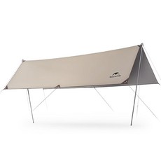 Naturehike 캠핑 방수포 4.6 x 4m(16 x 12피트) 방수포 2개의 폴 방수 캠핑 방수포 자동차 경량 캠핑 방수포 햇빛 가리개 PU5000mm 캠핑 하이