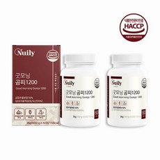 곰피 추출물 정 곰피 1200 HACCP 식약청인증 곰피정 국내산 곰피 추출물 곰피추출분말 가루 효능 정제 알약 간건강 야관문 치커리, 2개, 60정