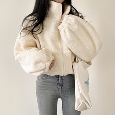  숏루즈핏양털집업  상품 이미지