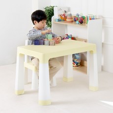 헬로디노 아기 유아 책상 1p + 의자 1p 세트 높이조절 테이블