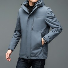 겨울 남성 패딩 칼라 탈부착 후드 남성 보디히트 상의 코트