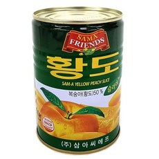 황도복숭아캔(슬 삼아 400g)X24/식자재용, 24개, 400g