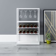와인 진열대 진열장 보관 와인랙 정리대 원목 랙 양주 거치대, 흰색 50x25x80 3층 보드, 1개