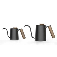 드립커피포트 핸드 드립 브뤼스타 드립주전자 보라, 블랙 600ml