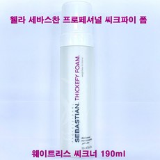 웰라 세바스찬 프로페셔널 씨크파이 폼 웨이트리스 씨크너 190ml / 볼륨 무스 / 헤어무스, 웰라 세바스찬 씨크파이 폼 190ml, 1개