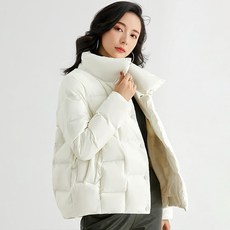 여성 경량 패딩 퀼팅 오리털 자켓 겨울 초경량 보온하다 다운자켓