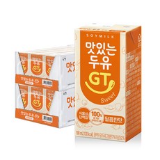 남양 맛있는두유GT 달콤한맛 190ml 48팩, 단품