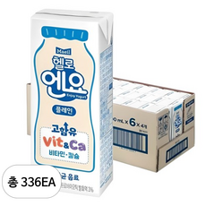 엔요 유산균음료 플레인, 200ml, 336개