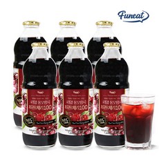 퍼니트 NFC착즙100% 리얼 몽모랑시 타트체리 주스 원액 1000ml x6병, 옵션선택