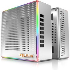 PELADN HA4 미니 PC AMD 라이젠 7735HS 게이밍 PC8C16T 최대 4.75GHz 듀얼 채널 DDR54800MHz 32GB RAM 1TB PCIe4.0 SSD, AMD Ryzen7 7735HS/32GB+512GB