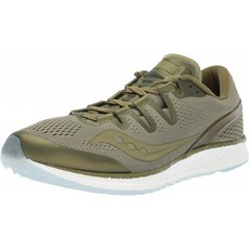[런닝화 여성 245 사이즈] Saucony Freedom ISO Unisex Running Shoe 올리브 7.5 미디엄 미국