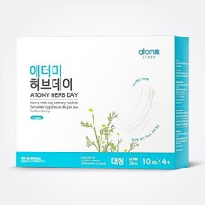 애터미 허브데이 생리대 대형 40개입 499163, 1개