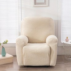 4/6/8pcs 안티 스플래시 리클라이너 슬립커버 세트 자카드 대형 잎무늬 소파 커버 침실 사무실 거실 홈 데코용 스트레치 가구 보호자