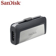 Sandisk sdddc2 익스트림 type-c 128 gb 64 듀얼 otg usb 플래시 드라이브 메모리 스틱 3.1, [4-1] 128GB 검정^+25900