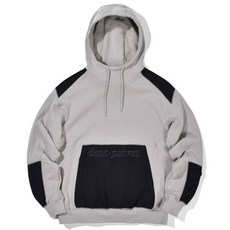 남자 여자 긴팔 후드티 티셔츠 디미토 NY BLOCK HOODIE LIGHT GREY