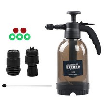 전기 스프레이건 2L 분무기 거품 급수 세척 도구 세차 spary 노즐 자동 수 청소 정원 물병, 1개