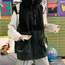 남자여름후드조끼