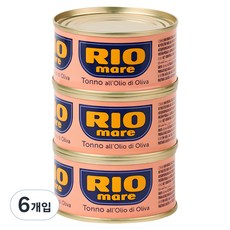 리오마레 올리브 오일 참치, 80g, 6개 80g, 6개입