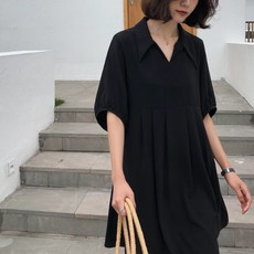 여름 주름원피스