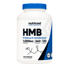 뉴트리코스트 hmb 1000mg 240 캡슐 윤성빈 영양제, 1개, 240정