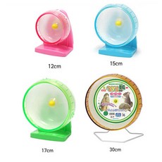 산코 무소음 햄스터 쳇바퀴 12cm ~ 30cm, 1개, 블루 15cm