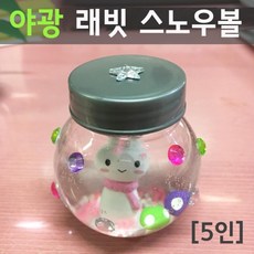 야광 래빗 스노우볼 만들기 워터볼 (5인) 실험키트