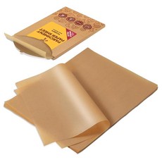 Katbite 265피스 25.4 x 38.1cm 10 15인치 양피지 시트 튼튼한 무표백 베이킹 페이퍼 사전 절단 및 오일 프루프 빵 케이크 찜 음식 포장에 적합, 30.5cm x 40.6cm-120, 1개