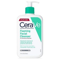 독일 CeraVe 포밍 페이셜 클렌저 473 ml 일상 용 복합 피부 및 지성 피부