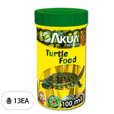 아트아쿠아 터틀 거북이 사료, 100ml, 13개