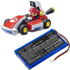 게임 콘솔 핏 모델 닌텐도 홈 서킷 마리오 카트 라이브 부품 번호 HAC-038 1750mAh 6 48Wh 3 7v Li-ion Black LIONX 742097, 1개