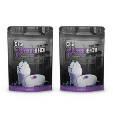 타코 블루베리 라떼 870g 2개 세트, 단품