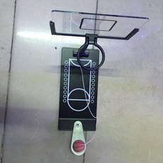 소형농구대 테이블위 스트레스풀기 장난감 접이식 농구기계 손사이즈 미니 취미 농구 남자 친구 아이선물 두뇌발달, T04-노란색