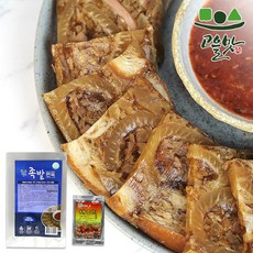 고을맛 족발 편육 돼지 껍데기 술 안주 베스트 [새우젓소스포함], 7팩, 200g