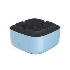 담배연기흡입기 실내흡연기 직접 흡입 무연 재떨이 360 학위 서라운드 공기 청정기 자동 종료 600mAh 필터, 04 Blue Battery, 1개