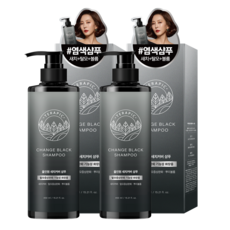 테라픽 체인지 블랙 샴푸 450ml, 2개
