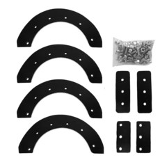 TJHSM 302565MA 327072MA Snowthrower Rubber Paddles Set Replacement for Machines 20 or 21 Snowblower, TJHSM 302565MA 327072MA Snowth
