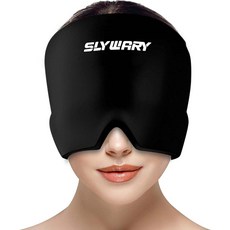 아이스 안대 편두통 두통 완화 모자 냉찜질 치료 편두통 아이스 헤드 랩 부비동, 1개(1팩), 1개