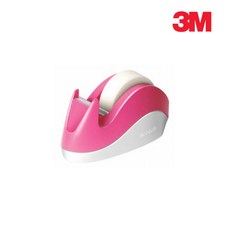 3M 매직테이프 토끼 디스펜서 커터 작업용 견출지 잔사없는, 핑크, 1개