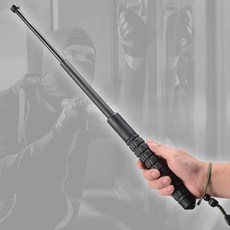 해피앤몰 PVC 경량 호신용 삼단봉 호신 용품 3단봉 호신봉, 64cm삼단봉, 1개