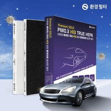 1+1 환경필터 자동차 에어컨 필터 AC122 카니발 KA4 후면, 프리미엄골드필터(G103)
