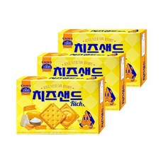 너만아는과자점 크라운 치즈샌드 180g x 3통 /크래커 사무실간식 과자, 240g, 3개