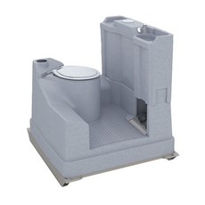 BR 이동식화장실 무동력 초절수 수세식 농막 간이 야외 정화조일체형 건설현장 캠핑장 화장실 이동식 세면대 포함 샤워실, 1대