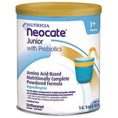 Neocate 프리바이오틱스 미분비 14.1oz 400g(4캔의 경우)으로 주니어 네이트케이트 PROD890140410, 상세 설명 참조0