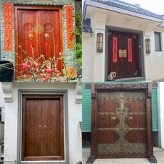 전원주택대문 맞춤 제작 원목 모조대문 중문 별장 사당 사찰문 시골담장마당, 01 타입1 주문금