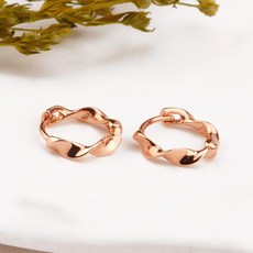 14k꼬임링귀걸이