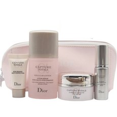 Dior [국내 전문 매장] 디 올 여행 세트 화장품 샘플 컬러 메 이 크 업 남자 여자 리페어 크림 + 에센스 아이크림 파 우 치 5 종, 상세페이지 참조