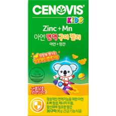 세노비스 키즈 아연 면역 구미젤리, 90g, 4개